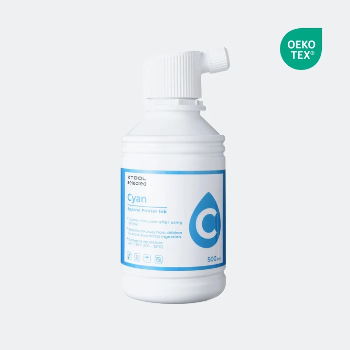 xTool Tinta DTF Ciano (500 ml), foto do produto